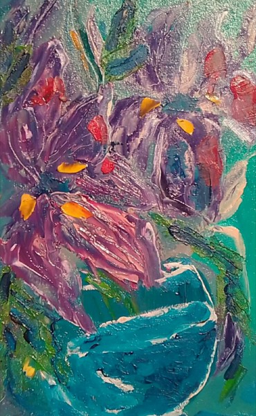 Картина под названием "Spring is magic time" - Инга Курганская, Подлинное произведение искусства, Масло