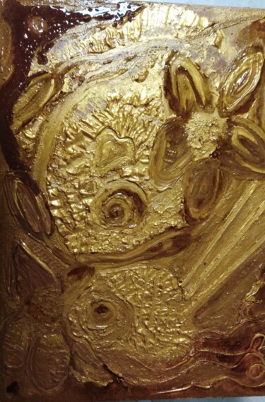 「Золота не бывает мн…」というタイトルの絵画 Инга Курганскаяによって, オリジナルのアートワーク, アクリル