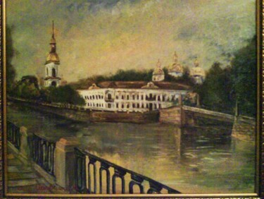 Painting titled "Санкт-Петербург. Кр…" by Inga Matviiko, Original Artwork