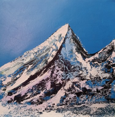Картина под названием "Горы" - Art Inga Matveeva, Подлинное произведение искусства, Масло