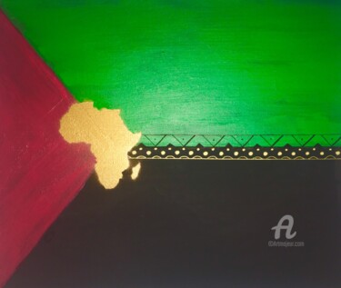 Peinture intitulée "Panafrica Martinica" par Ing, Œuvre d'art originale