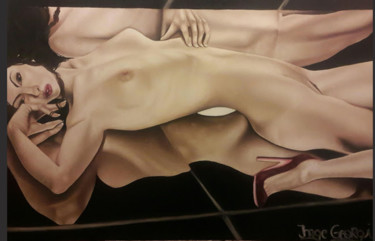 Painting titled "Venus" by Inge Georgi, Original Artwork, Oil