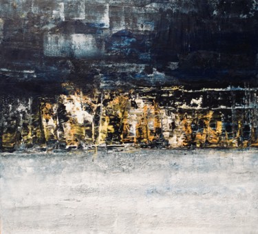winternacht 60x60 cm ©2018 von ingemalt