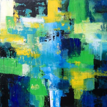 Am See 60x60 cm ©2018 von ingemalt
