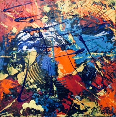 Pintura intitulada "drummer" por Ingemalt, Obras de arte originais, Acrílico