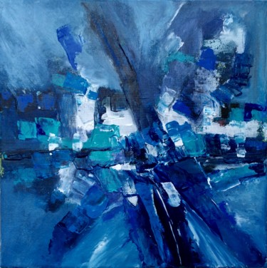 kalt Malerei mit dem Titel "kalt" von Ingemalt, Original-Kunstwerk, Acryl