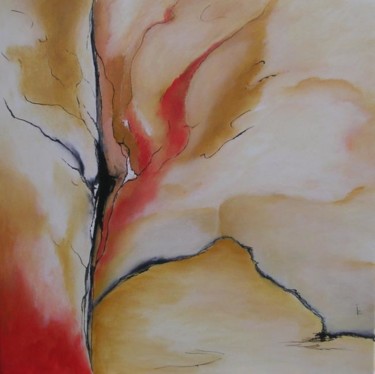 「Baum der Freude」というタイトルの絵画 Ingemaltによって, オリジナルのアートワーク, オイル
