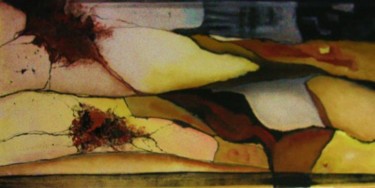 Pintura titulada "druch das Land der…" por Ingemalt, Obra de arte original, Oleo