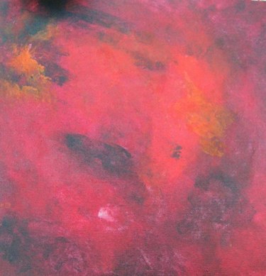 Malerei mit dem Titel "mystic fire" von Ingemalt, Original-Kunstwerk, Öl