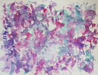 Pintura titulada "abstract II.jpg" por Ingela Wallgren Lindgren, Obra de arte original, Acuarela