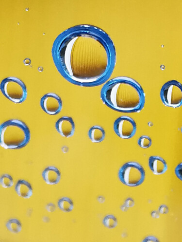 Fotografie mit dem Titel "Abstract Yellow" von Ingrid Blaurock, Original-Kunstwerk, Digitale Fotografie