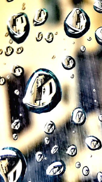 Fotografia intitulada "Raindrops of Lili M…" por Ingrid Blaurock, Obras de arte originais, Fotografia digital