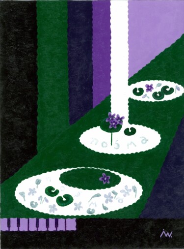 ""con fierezza" (1.B…" başlıklı Tablo Ingrid Edith Wekel tarafından, Orijinal sanat, Akrilik
