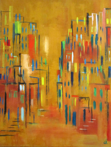 Spaziergang in Roccastrada Malerei mit dem Titel "Spaziergang in Rocc…" von Ingrid Knaus, Original-Kunstwerk, Öl