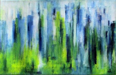Pittura intitolato "Isola Verde, Vorsai…" da Ingrid Knaus, Opera d'arte originale, Olio