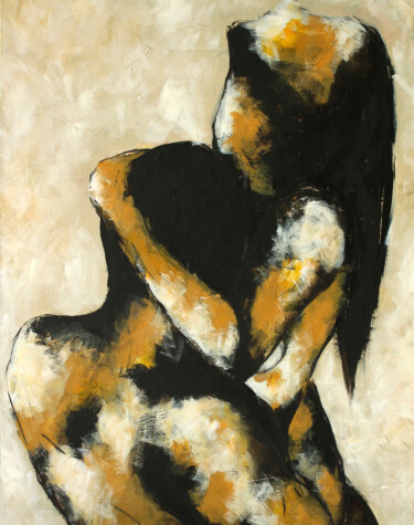 Pittura intitolato "Sensual" da Ingrida Blinkeviciute, Opera d'arte originale, Acrilico Montato su Telaio per barella in leg…