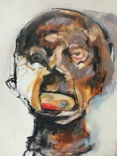 Картина под названием "salampasu" - Ingrid Joris, Подлинное произведение искусства, Масло