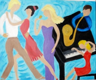 Peinture intitulée "Tango 2" par Ingrid Ohayon, Œuvre d'art originale