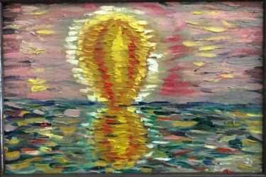 Painting titled "Икона" by Sebini, Original Artwork, Oil