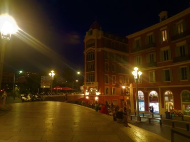 Фотография под названием "Ницца вечерняя" - Себини, Подлинное произведение искусства, Цифровая фотография