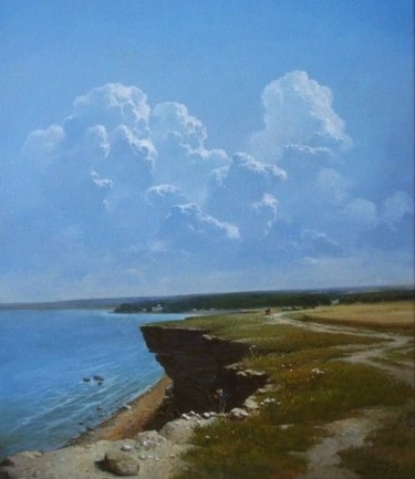 Painting titled "Summer" by Igor Konstantinov (I.GORE), Original Artwork, Oil