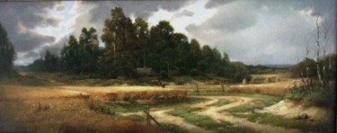 Картина под названием "after rain" - Igor Konstantinov (I.GORE), Подлинное произведение искусства, Масло