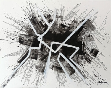Pintura titulada "Abstracto_12" por Iñigo Urbina, Obra de arte original, Acrílico
