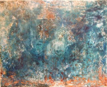 Картина под названием "My turquoise" - Inka2arte, Подлинное произведение искусства, Акрил