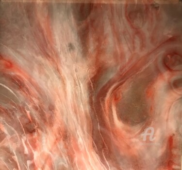 Peinture intitulée "Carrot marble" par Inka2arte, Œuvre d'art originale, Acrylique
