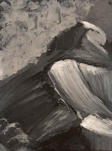 Pittura intitolato "Rock" da Inna Granat, Opera d'arte originale, Acrilico