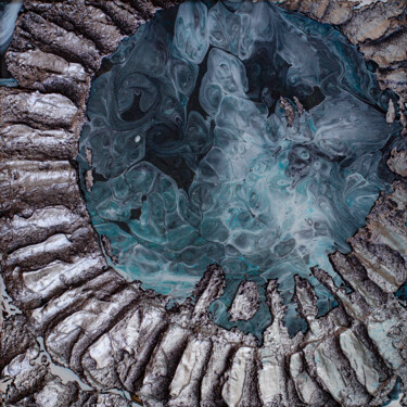 Картина под названием "Eyes of the Sea #2" - Inna Granat, Подлинное произведение искусства, Акрил