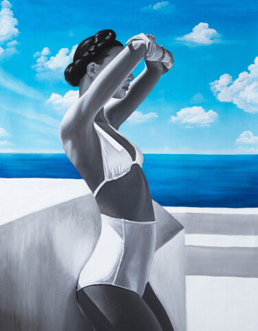 Картина под названием "Good times" - Inna Medvedeva, Подлинное произведение искусства, Масло