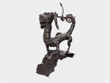 Sculpture titled "“Ключи от счастья”" by Inna R, Original Artwork, Metals