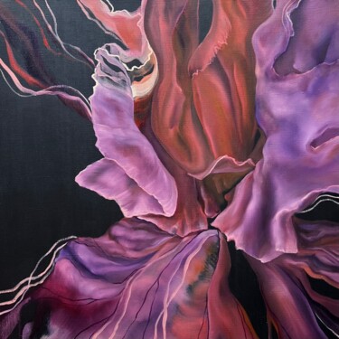 Painting titled "Fire in My Heart" by Inna Sumina, Original Artwork, Oil