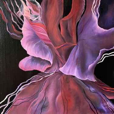 Картина под названием "Fire in My Heart III" - Inna Sumina, Подлинное произведение искусства, Масло