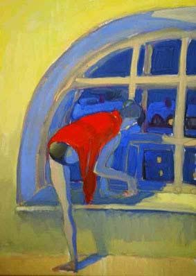 Peinture intitulée "Danseuse a la blous…" par Inna Skliarevskaia, Œuvre d'art originale, Huile
