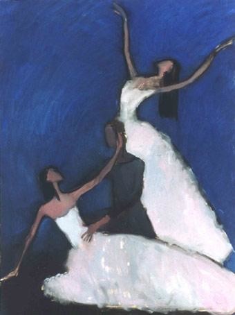 Peinture intitulée "Serenade 1" par Inna Skliarevskaia, Œuvre d'art originale, Huile