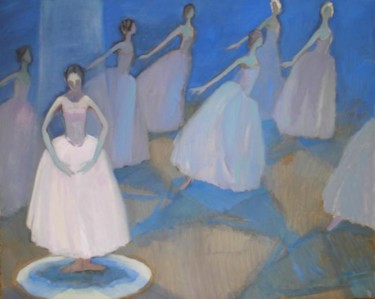 Peinture intitulée "Serenade 3" par Inna Skliarevskaia, Œuvre d'art originale, Huile