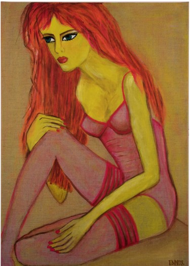 Peinture intitulée "Lisa" par Innox, Œuvre d'art originale, Acrylique