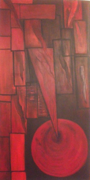 Painting titled "Le temps qui passe…" by Innox, Original Artwork, Acrylic