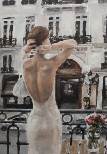Peinture intitulée "Paris" par Insideyoureyes, Œuvre d'art originale, Huile