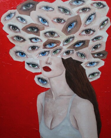 Peinture intitulée "Vision" par Insideyoureyes, Œuvre d'art originale, Huile