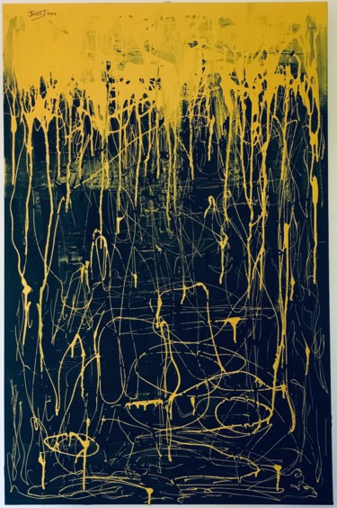 Ζωγραφική με τίτλο "IMPRESSIONS 9" από David Josset, Αυθεντικά έργα τέχνης, Ακρυλικό