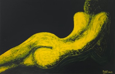 Peinture intitulée "La Gaillarde" par David Josset, Œuvre d'art originale, Acrylique
