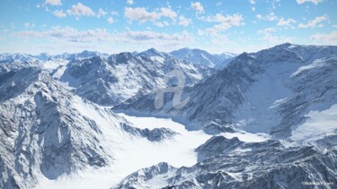 Digital Arts titled "Alpine" by Iurii Olkhovskii, Original Artwork, 3D Modeling