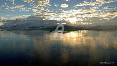Digital Arts titled "Sunset" by Iurii Olkhovskii, Original Artwork, 3D Modeling