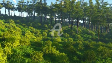 Digital Arts titled "Pine" by Iurii Olkhovskii, Original Artwork, 3D Modeling