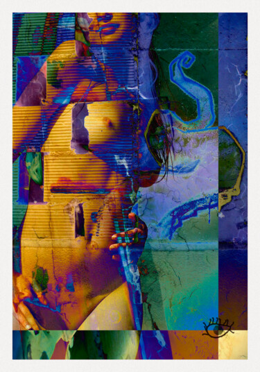 Digitale Kunst mit dem Titel "Venus 3.0" von Artusnow, Original-Kunstwerk, Digitale Collage Auf artwork_cat. montiert