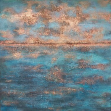 Картина под названием "Across the sea" - Tanya Kreymer, Подлинное произведение искусства, Акрил