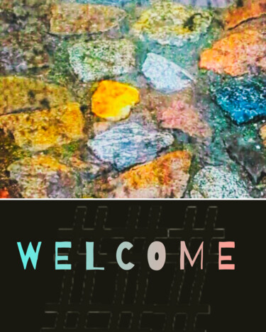 Arte digital titulada "WELCOME" por Internet Art Gallery, Obra de arte original, Fotografía manipulada